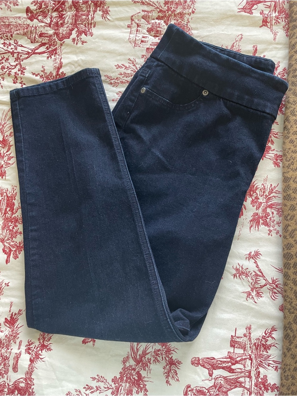 Chico's Dark Blue Stretch Jeggings